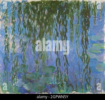 Nymph&#xe9;comme avec les rameaux de saule, 1916-1919. Trouvé dans la Collection du Lyc&#xe9;e Claude-Monet, Paris . Banque D'Images