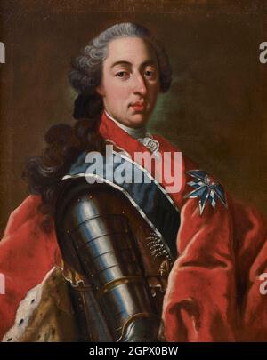 Portrait du prince Clément François de Bavière (1722-1770), deuxième tiers du XVIIIe siècle. Collection privée. Banque D'Images