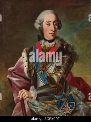 Portrait du Prince Clement Francis de Bavière (1722-1770). Collection privée. Banque D'Images