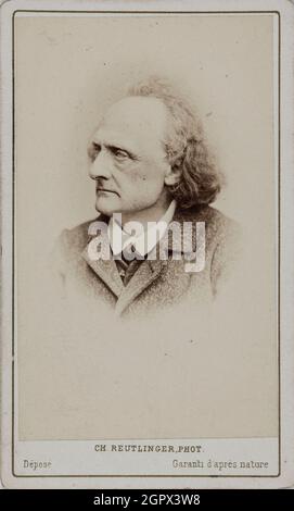 Portrait du pianiste et compositeur Henry Litolff (1818-1891) . Collection privée. Banque D'Images
