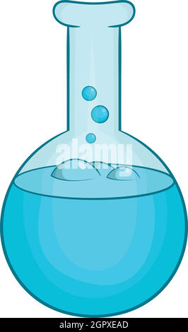 Laboratoire chimique icône célébrations et Illustration de Vecteur