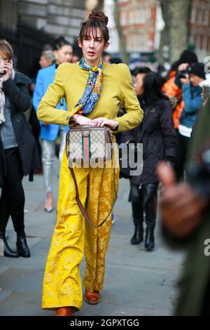 Arrivées au Christopher Kane tenu dans le cadre de la National Portrait Gallery dans le cadre de la London Fashion week .:londres UK 17 sept Banque D'Images