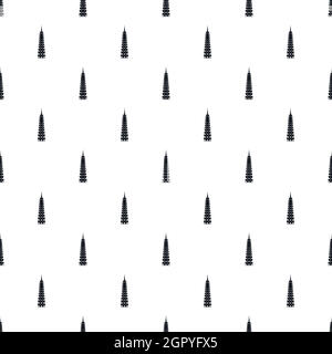 Schéma du Temple, le style simple Illustration de Vecteur