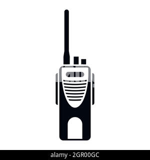 L'icône d'émetteur radio, le style simple Illustration de Vecteur