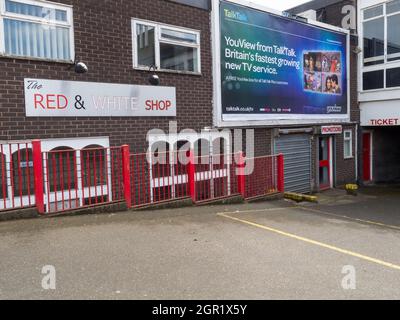 Millmoor, ancien terrain de Rotherham United Banque D'Images