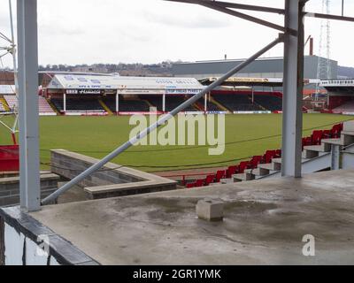 Millmoor, ancien terrain de Rotherham United Banque D'Images