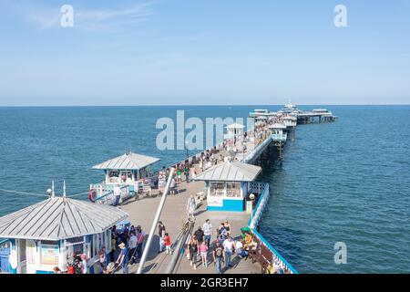 Llandudno Pier, Llandudno, Conwy County Borough, pays de Galles, Royaume-Uni Banque D'Images