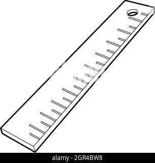 Style du contour, l'icône de la ligne Illustration de Vecteur