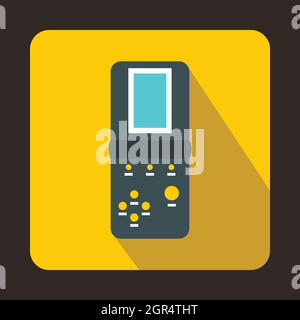 Icône style Tetris, télévision Illustration de Vecteur