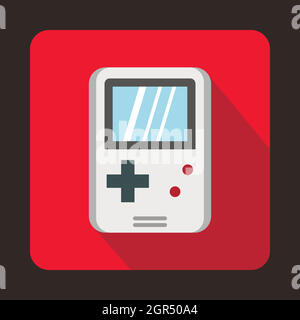 Pour l'icône jeux Tetris, style plat Illustration de Vecteur