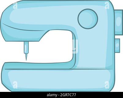 Machine à coudre, l'icône de style cartoon Illustration de Vecteur