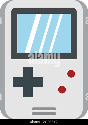 Pour l'icône jeux Tetris, style plat Illustration de Vecteur