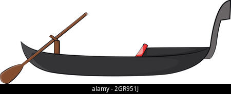 L'icône de gondole, cartoon style Illustration de Vecteur