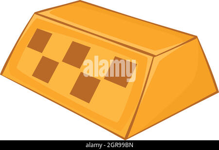 Taxi Checker, icône de style cartoon Illustration de Vecteur