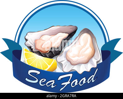 Huîtres Illustration de Vecteur