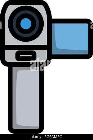L'icône de caméra vidéo Illustration de Vecteur