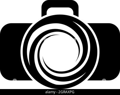 L'icône Appareil photo, le style simple Illustration de Vecteur