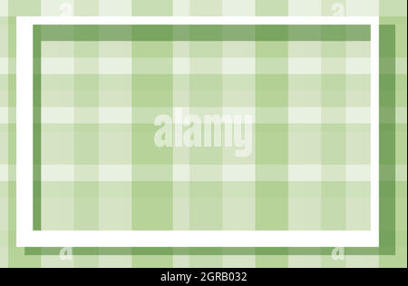 Fond plaqué vert avec cadre Illustration de Vecteur