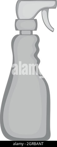 Jet de nettoyage, l'icône de style monochrome noir Illustration de Vecteur