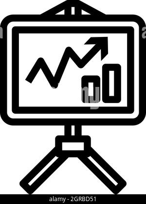 Icône support analytique Illustration de Vecteur