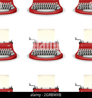 Motif sans couture isolé sur blanc Illustration de Vecteur