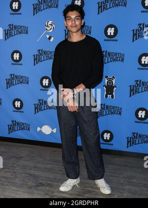 Los Angeles, États-Unis. 30 septembre 2021. LOS ANGELES, CALIFORNIE, États-Unis - SEPTEMBRE 30 : Anthony Keyvan arrive à la soirée de présentation des talents et de la presse Freeform 'Halloween Road' qui s'est tenue au Heritage Square Museum le 30 septembre 2021 à Los Angeles, Californie, États-Unis. (Photo de Xavier Collin/image Press Agency/Sipa USA) crédit: SIPA USA/Alay Live News Banque D'Images