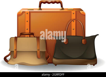 Bagages Illustration de Vecteur