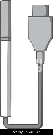 L'icône de chargement de cigarette électronique Illustration de Vecteur