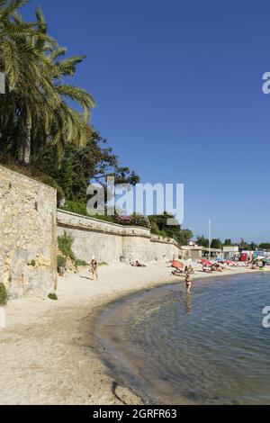 France, Alpes-Maritimes, Antibes, Juan les Pins Banque D'Images