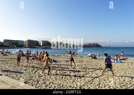 France, Alpes-Maritimes, Antibes, Plage de Ponteil Banque D'Images