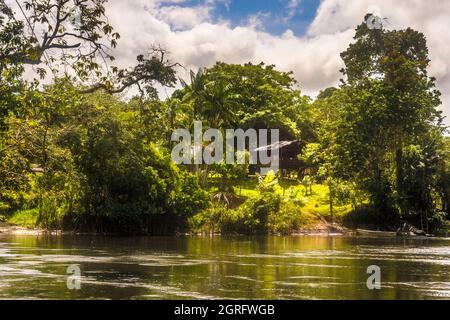 France, Guyane française, Parc amazonien de Guyane, zone cardiaque, village de Camopi Banque D'Images