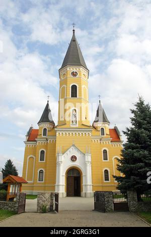 Église paroissiale de l'Annonciation de la Vierge Marie à Velika Gorica, Croatie Banque D'Images