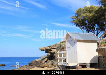 France, Vendée, Ile de Noirmoutier, Noirmoutier en ile, Plage de Dames (Pointe de Saint Pierre) Banque D'Images