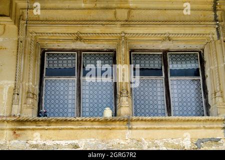 France, Doubs, le Bizot, Maison de la justice du XVIe siècle, ancien village café chez la Colette Banque D'Images