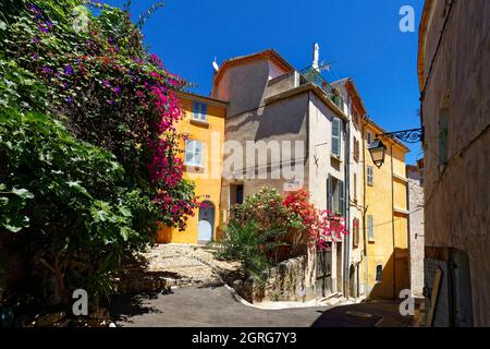 France, Var, Hyères, Vieille ville Banque D'Images