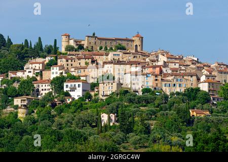 France, Var, pays de Fayence, village de Callian Banque D'Images