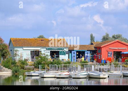 France, Charente-Maritime, île d'Oléron, le Grand-Village-Plage, le port Banque D'Images