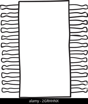 Icône de la puce Illustration de Vecteur