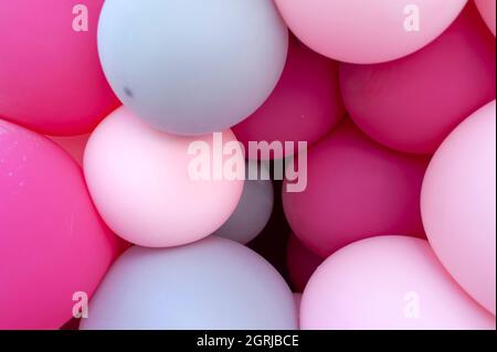 Ballons colorés, fête, ouverture, photo de divertissement Banque D'Images