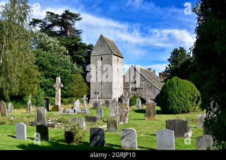 Église Saint-James à Kinnersley. Banque D'Images