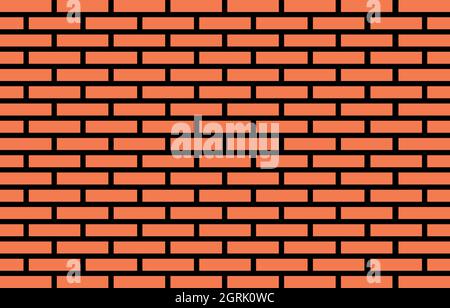 Le mur de briques bloque la texture de fond architecturale de la maçonnerie. Illustration de Vecteur