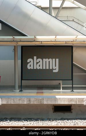 Panneau d'affichage électrique vide et led, panneau d'affichage Banque D'Images