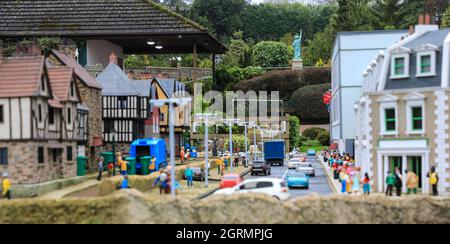 Village modèle de Babbacombe, Babbacombe, Torquay, Devon, Angleterre, ROYAUME-UNI Banque D'Images