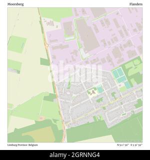 Moorsberg, province de Limbourg, Belgique, Flandre, N 51 1' 59'', E 5 31' 59'', carte, carte intemporelle publiée en 2021.Les voyageurs, les explorateurs et les aventuriers comme Florence Nightingale, David Livingstone, Ernest Shackleton, Lewis et Clark et Sherlock Holmes se sont appuyés sur des cartes pour planifier leurs voyages dans les coins les plus reculés du monde. Timeless Maps dresse la carte de la plupart des sites du monde, montrant ainsi la réalisation de grands rêves Banque D'Images