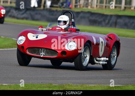 Conrad Ulrich, Maserati 300, Freddie March Memorial Trophée, voitures de sport des courses de neuf heures à Goodwood de 1952 à 1955, Goodwood Revival 2021, Banque D'Images