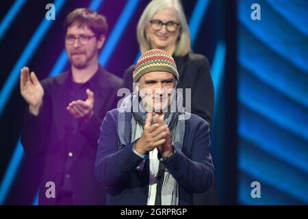 Berlin, Allemagne. 1er octobre 2021. Le professeur Dieter Bachmann lors de la cérémonie de remise du Prix du film allemand 2021 'Lola'. Crédit : Soeren Stache/dpa/Alay Live News Banque D'Images