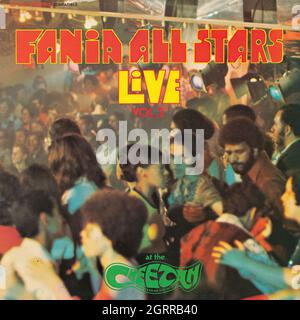 Fania All Stars - Live at the Cheetah vol.2 - Vintage Vinyl Record Cover Banque D'Images