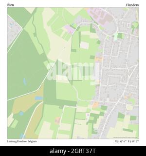 Bien, province de Limbourg, Belgique, Flandre, N 51 15' 0'', E 5 28' 0'', carte, carte intemporelle publiée en 2021.Les voyageurs, les explorateurs et les aventuriers comme Florence Nightingale, David Livingstone, Ernest Shackleton, Lewis et Clark et Sherlock Holmes se sont appuyés sur des cartes pour planifier leurs voyages dans les coins les plus reculés du monde. Timeless Maps dresse la carte de la plupart des sites du monde, montrant ainsi la réalisation de grands rêves Banque D'Images