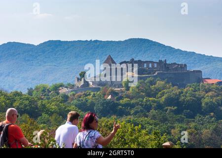 Visegrad (Plintenburg) : Château supérieur à , Pest, Hongrie Banque D'Images