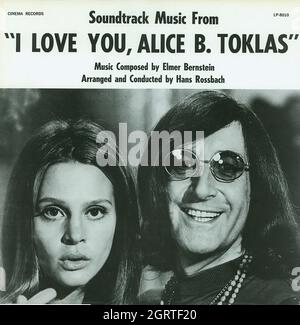 Je t'aime, Alice B. Toklas - Vintage Soundtrack Vintage Vinyl Album Banque D'Images